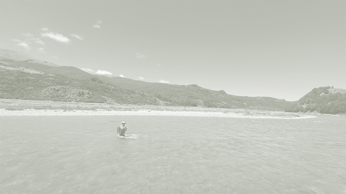 Southland trout river near Lumsden, New Zealand